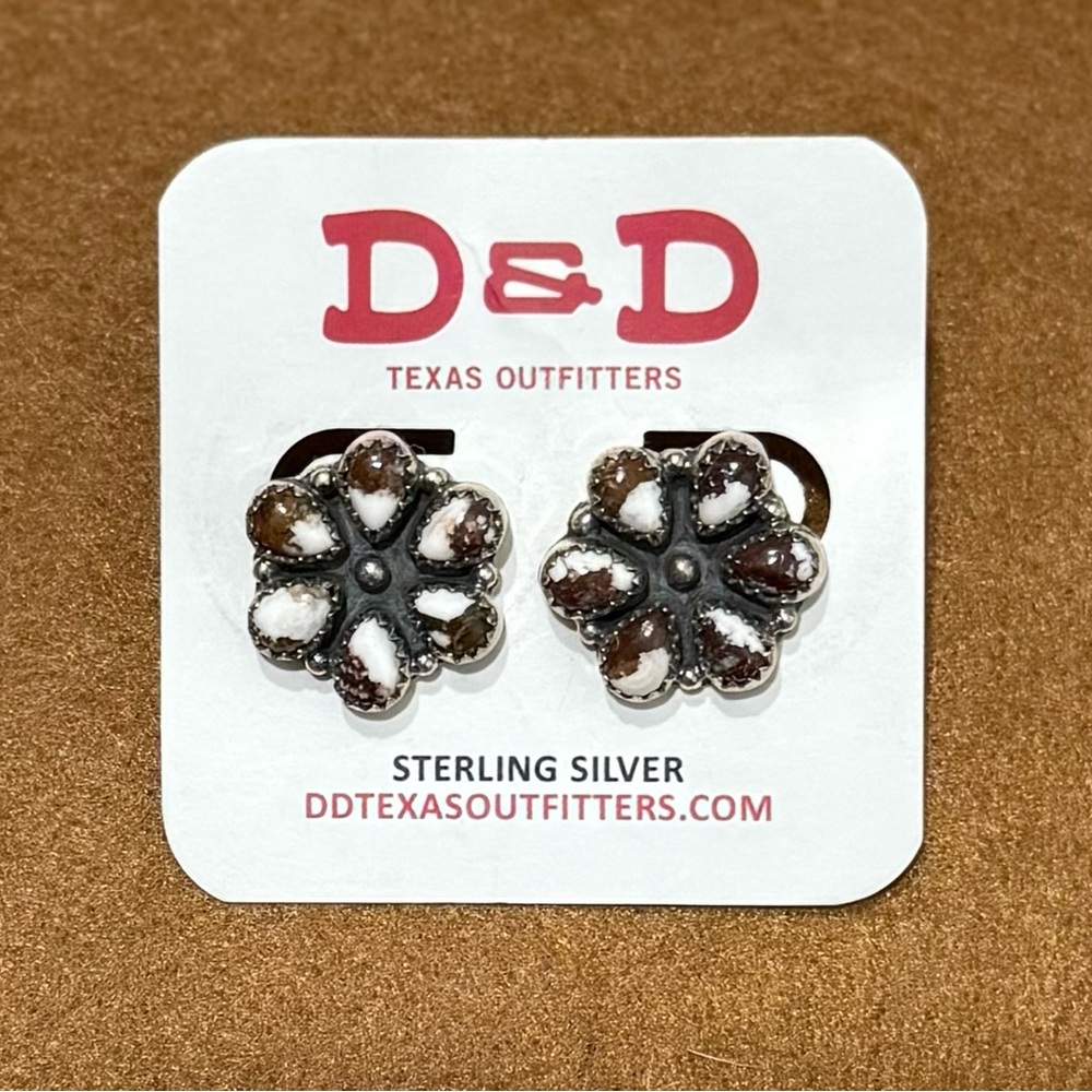 Wild Horse cluster earrings